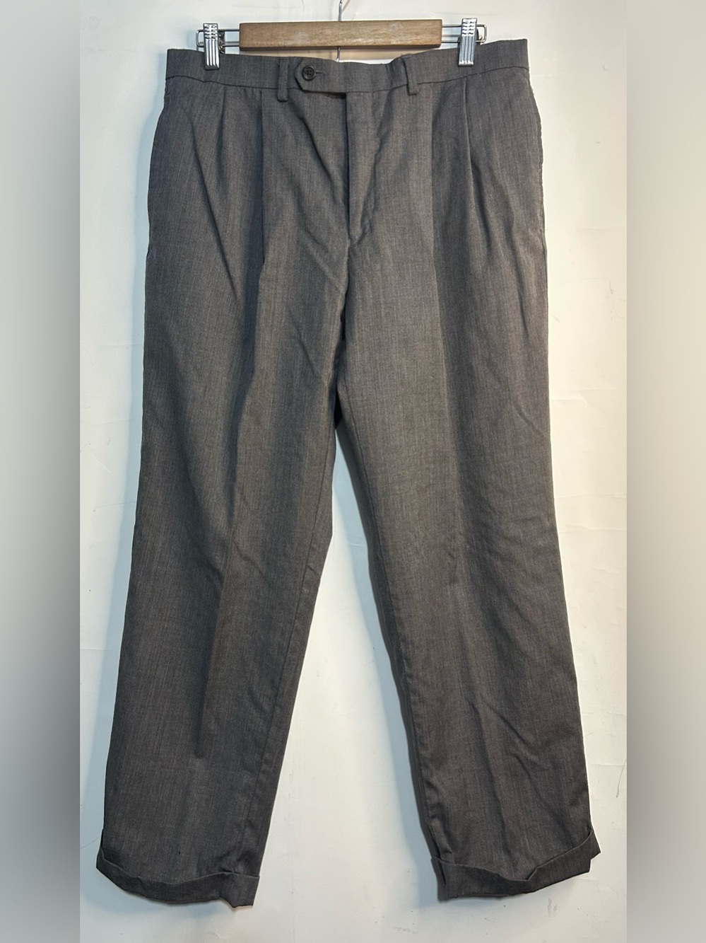 Lauren Ralph Lauren 100% Wool Cuffed Hem Pants 34X29